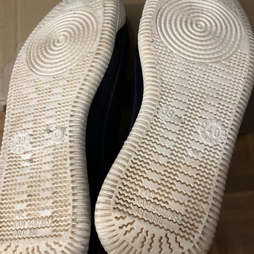 Blue galoshes used size 39-40 with white sole for sailing