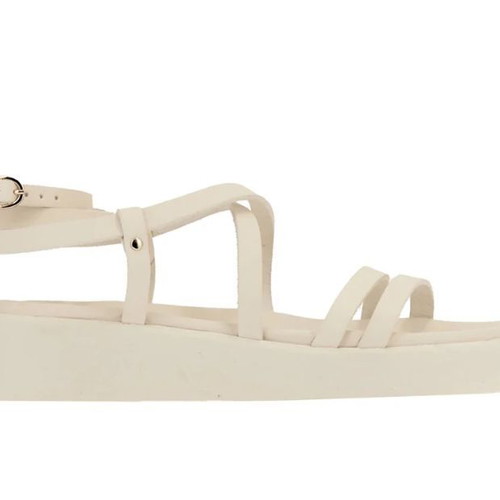 Ancient Greek Sandals Aristea platform sandals, off white, size 40