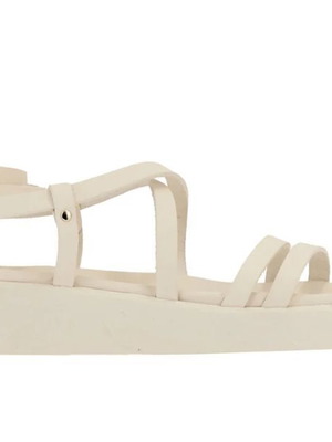 Ancient Greek Sandals Aristea platform sandals, off white, size 40