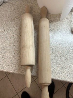 Rolling pins set of 2, new
