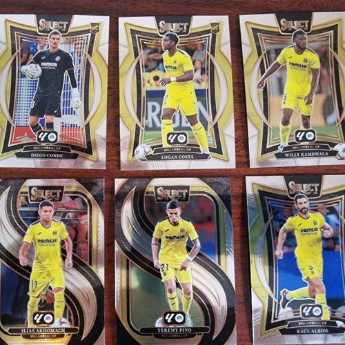 Panini Select Villareal collectible cards set of 6 new