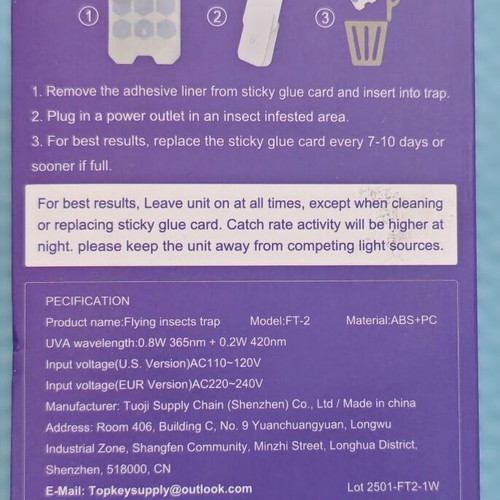 Electric insect killer new, with UV light