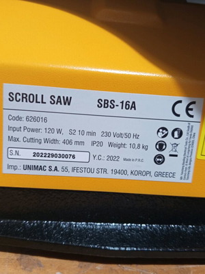 Boston scroll saw new in box with warranty and free blades