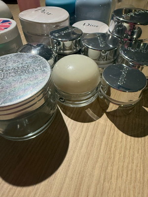 Βαζάκια από κρέμες μεταχειρισμένα, Dior, La Praire, Gisou, Laneige, Biotherm