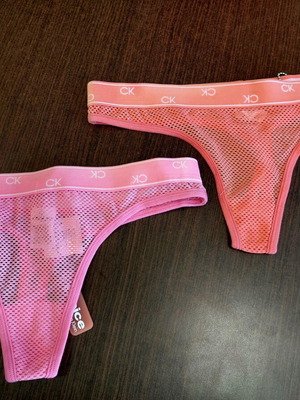 Calvin Klein women's thong No M, slightly faded