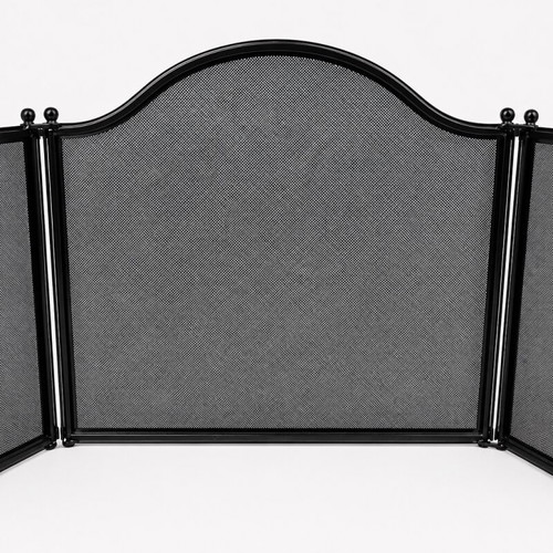 Metal Fireplace Screen like new, foldable 3-panel design