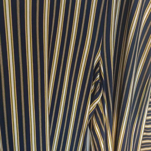 King Louie one-piece jumpsuit like new, striped blue with beige, size Large
