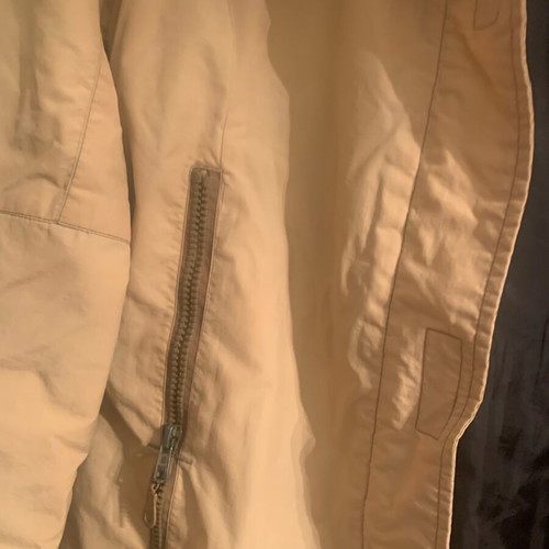Long jacket size M like new, beige