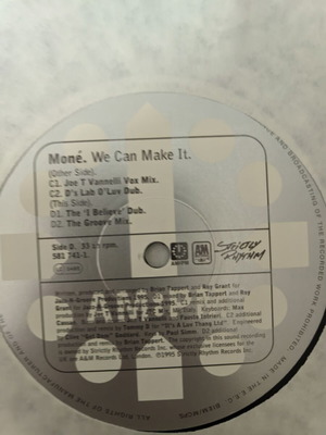 Moné We Can Make It 2x12" vinyl electronic album