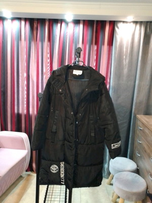 Women's black jacket like new, size L