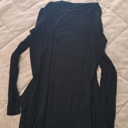 Zara long black cardigan like new, size M
