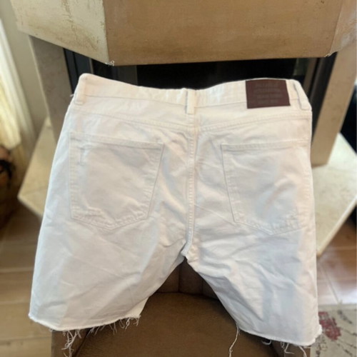 Pull & Bear white denim shorts like new, summer bermuda