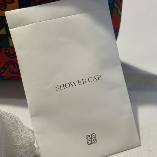 Body Care Set with Fabric Toiletry Bag, Sponge, Perfume, and Shower Cap