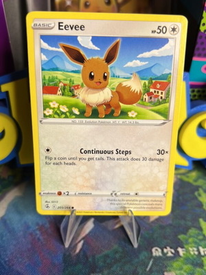 Eevee Fusion Strike Pokemon card
