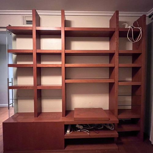 Wooden solid luxury bookcase like new