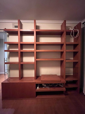 Wooden solid luxury bookcase like new