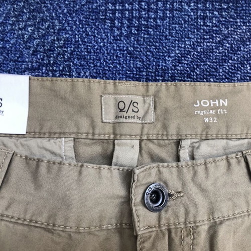 QS by S’Oliver men's shorts new, size 33, beige