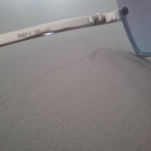 Envy vintage sunglasses used, Y2K shield pink purple gradient