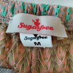 Sugarfree Beach Shorts semitransparent, size M, pastel colors