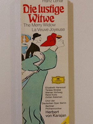 Κασέτες Die Lustige Witwe - Franz Lehar μεταχειρισμένες, σετ 2 τεμαχίων
