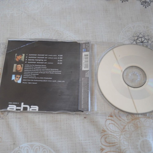 A-ha Summer Moved On CD Maxi-Single used, pop
