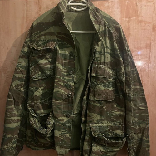 Military jackets Greek camouflage like new, set of 2 pieces