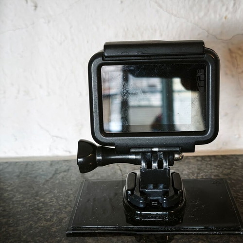 GoPro HERO 7 Black used with extra battery, dual charger, Lowepro case and accessories