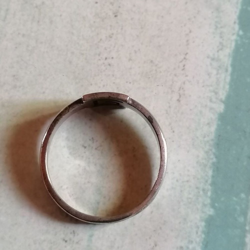 Silver 925 ring with meander new, no 57 (US 8)