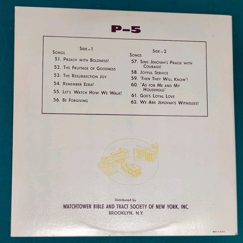 Vinyl records like new, pack of 10 with religious songs