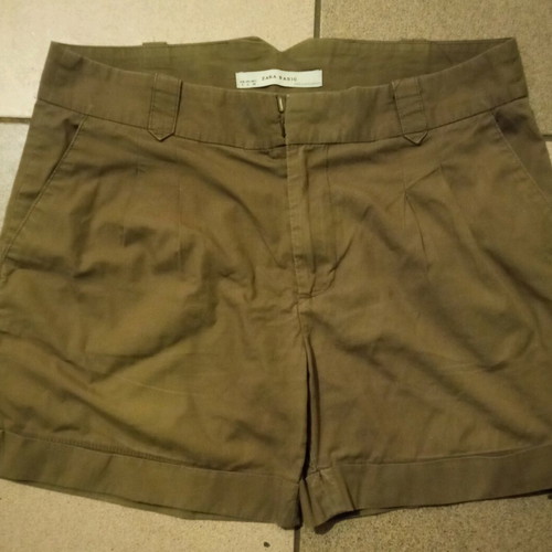 Zara women's shorts brown like new, size M 38 10