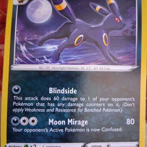 Pokemon Umbreon card new condition