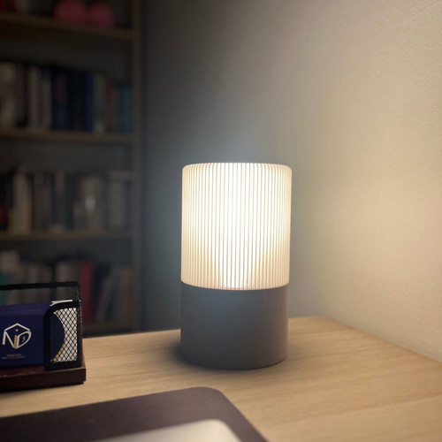3D Printed Modern Spiral Table Lamp Large, made to order