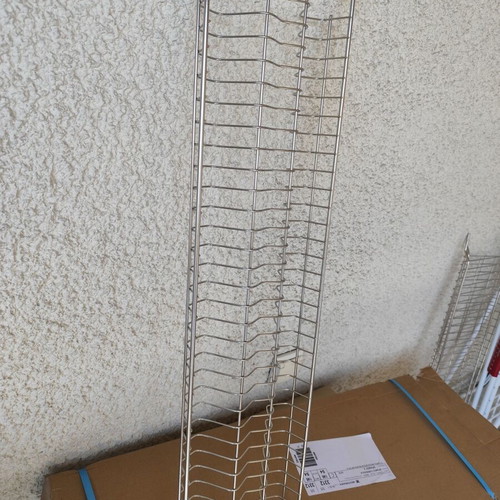 Stainless steel plate rack and glass racks for 90cm cabinets, Italy