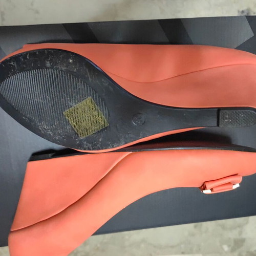 Melissa shoes size 40 used, pink and orange
