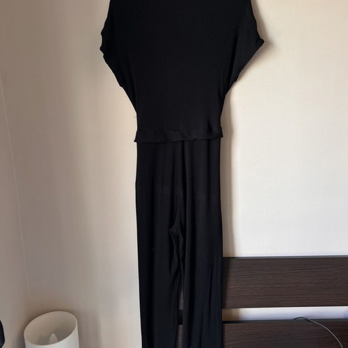 Mango black jumpsuit size M like new