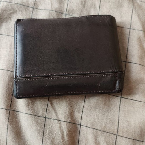 Tommy Hilfiger wallet used, brown color