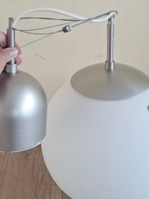 Glass ceiling light used in excellent condition