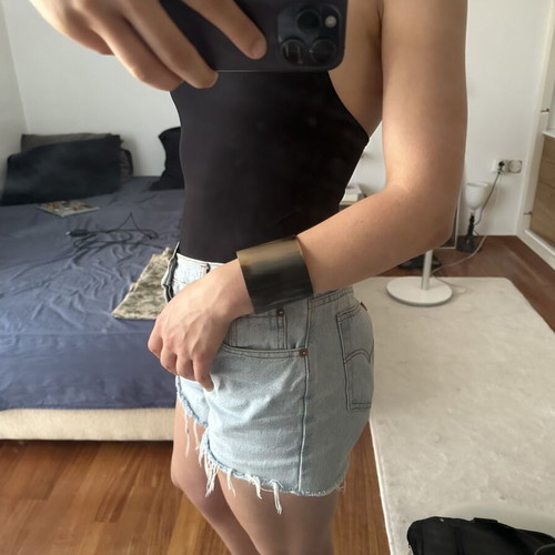 Handcuff bracelets used, set of two, summer style