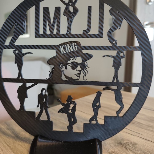 Michael Jackson 3D printed decorative stand new