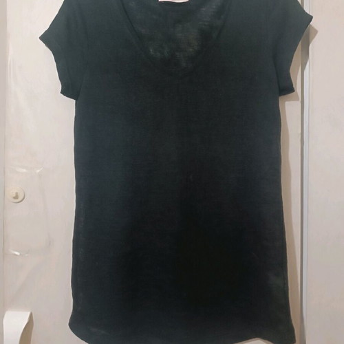 Black short-sleeve Pink Woman t-shirt like new, size S-M