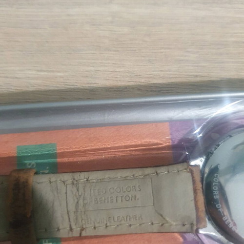 Benetton watch like new with case and papers water resistant 30 meters