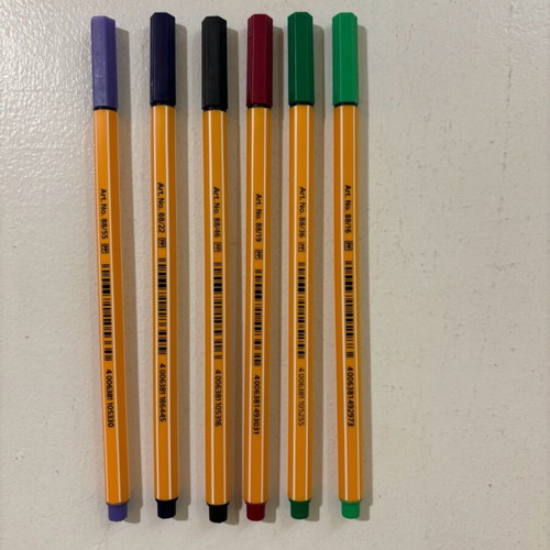 Stabilo point 88 set of 6 markers like new