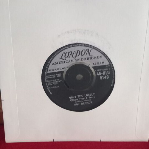 Roy Orbison Only The Lonely vinyl record used, rock