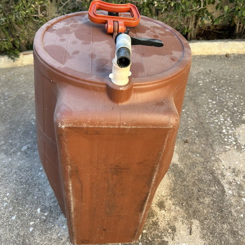 Plastic damigiana used