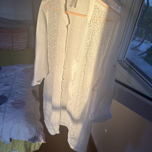 Italian white outerwear free size like new
