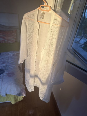 Italian white outerwear free size like new