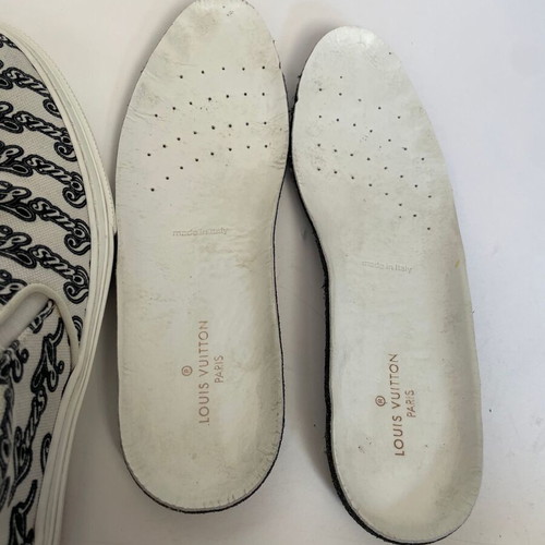 Louis Vuitton Trocadero slip on sneakers used, size 38, white