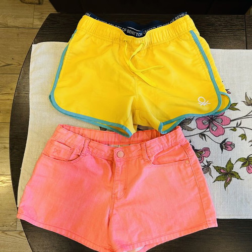 Lot of girls' clothes and shoes for ages 9-11, like new