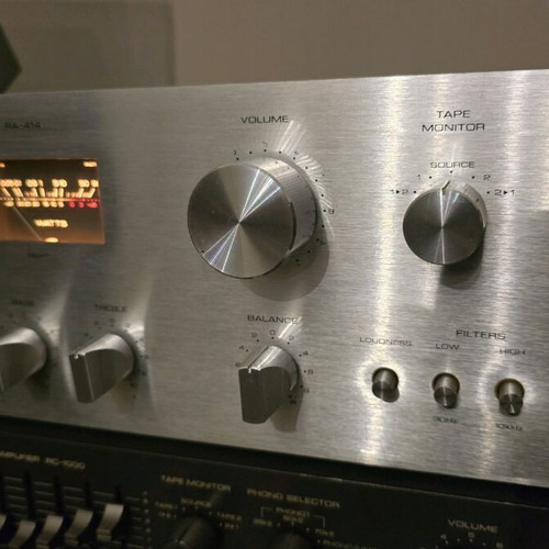 Rotel RA 414 amplifier used, 35 watts rms per channel