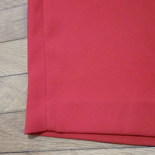 Zara women's zip culotte pants size small red like new